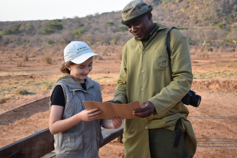 Kate and Benjamin in Kenya